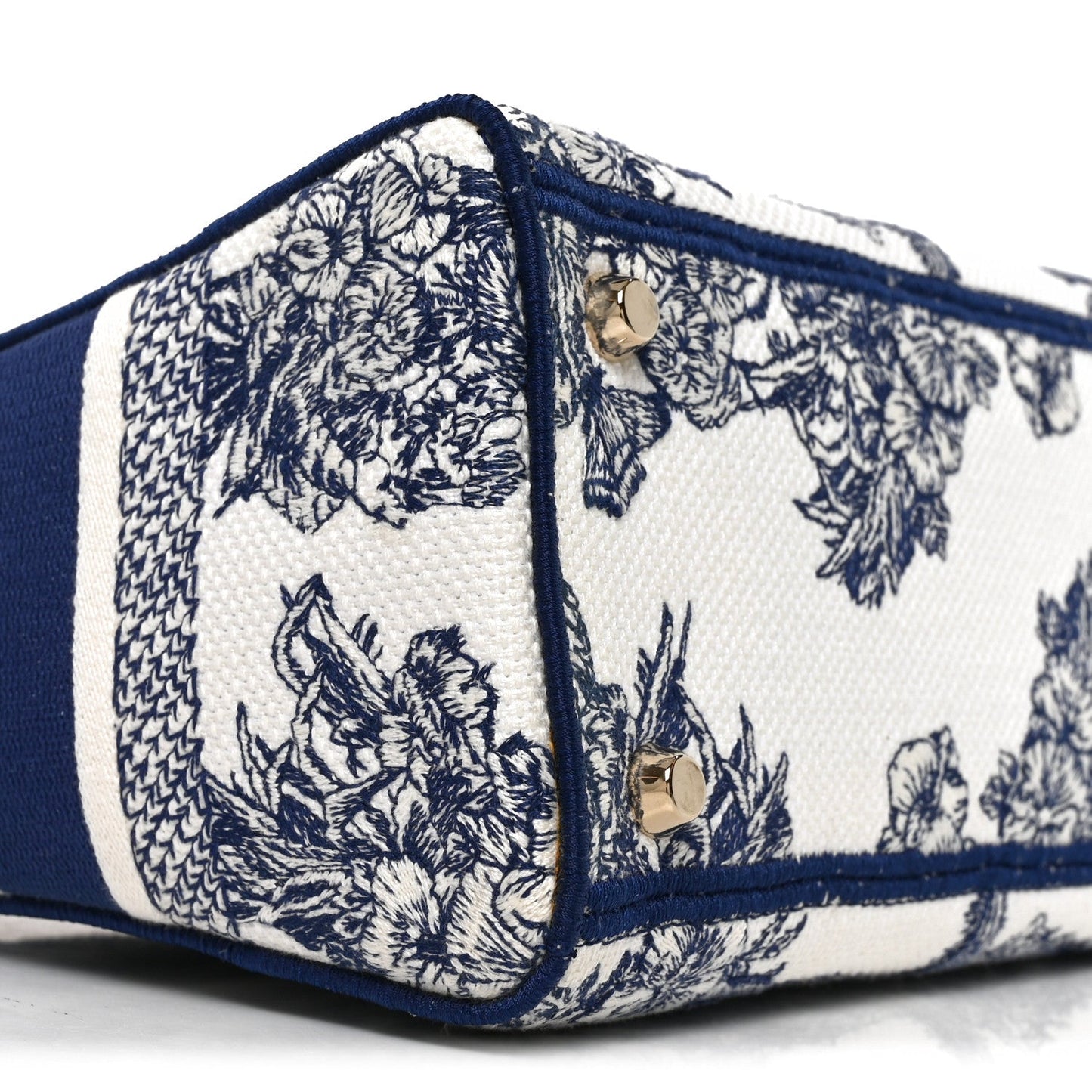 Canvas Reverse Embroidered Rêve d'Infini Medium Lady D-Lite Blue Multicolor