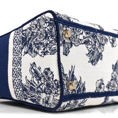 Canvas Reverse Embroidered Rêve d'Infini Medium Lady D-Lite Blue Multicolor