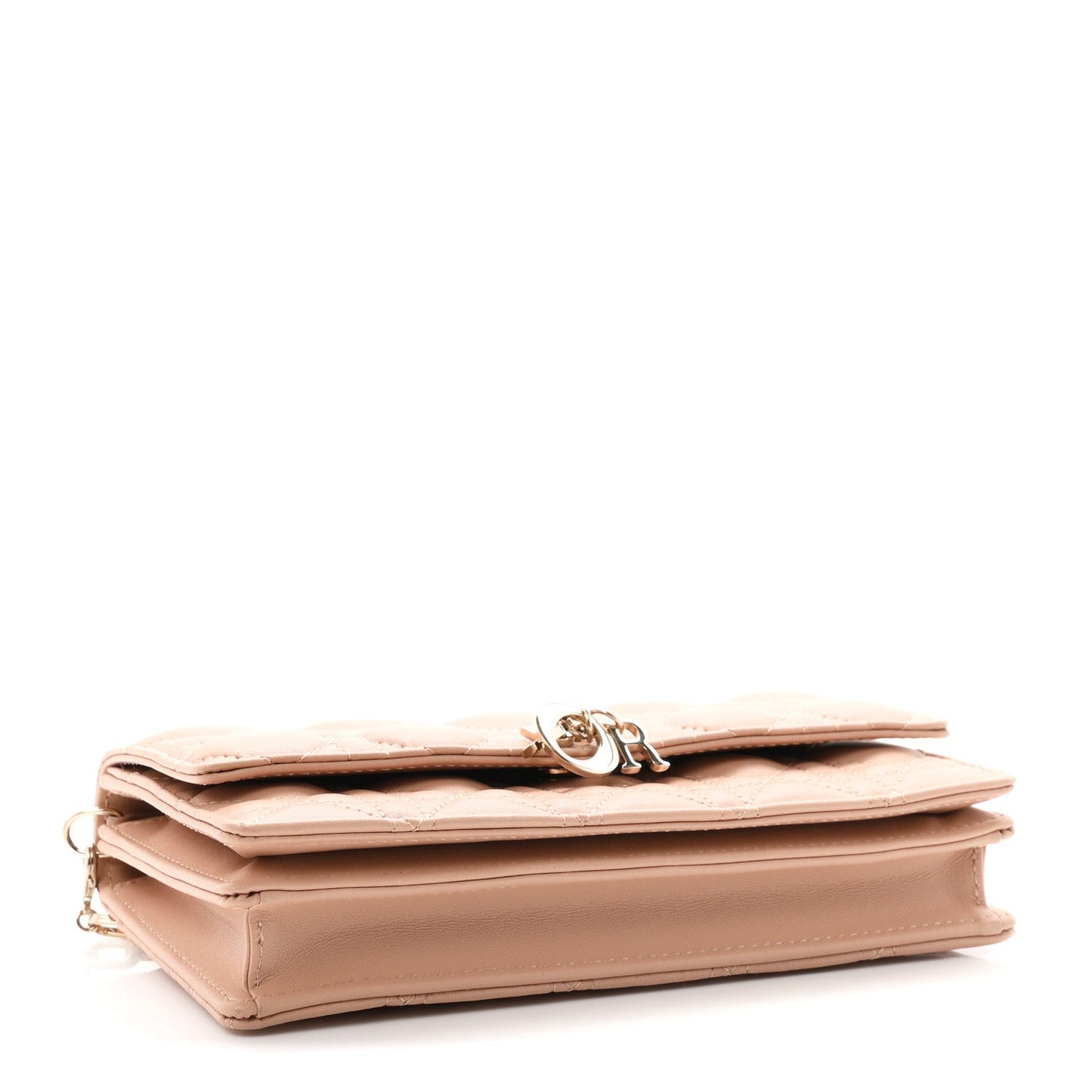 Lambskin Chain Lady My Dior Mini Chain Pouch Rose De Vents