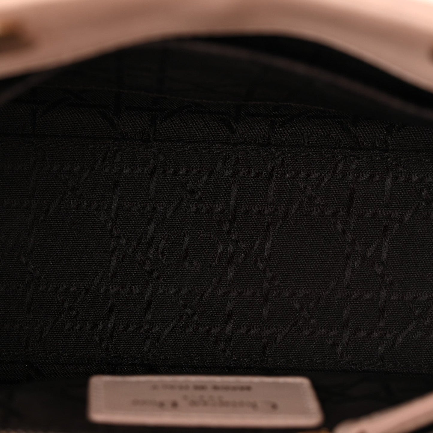 Lambskin Cannage Small Lucky Badges My Lady Dior Light Pink