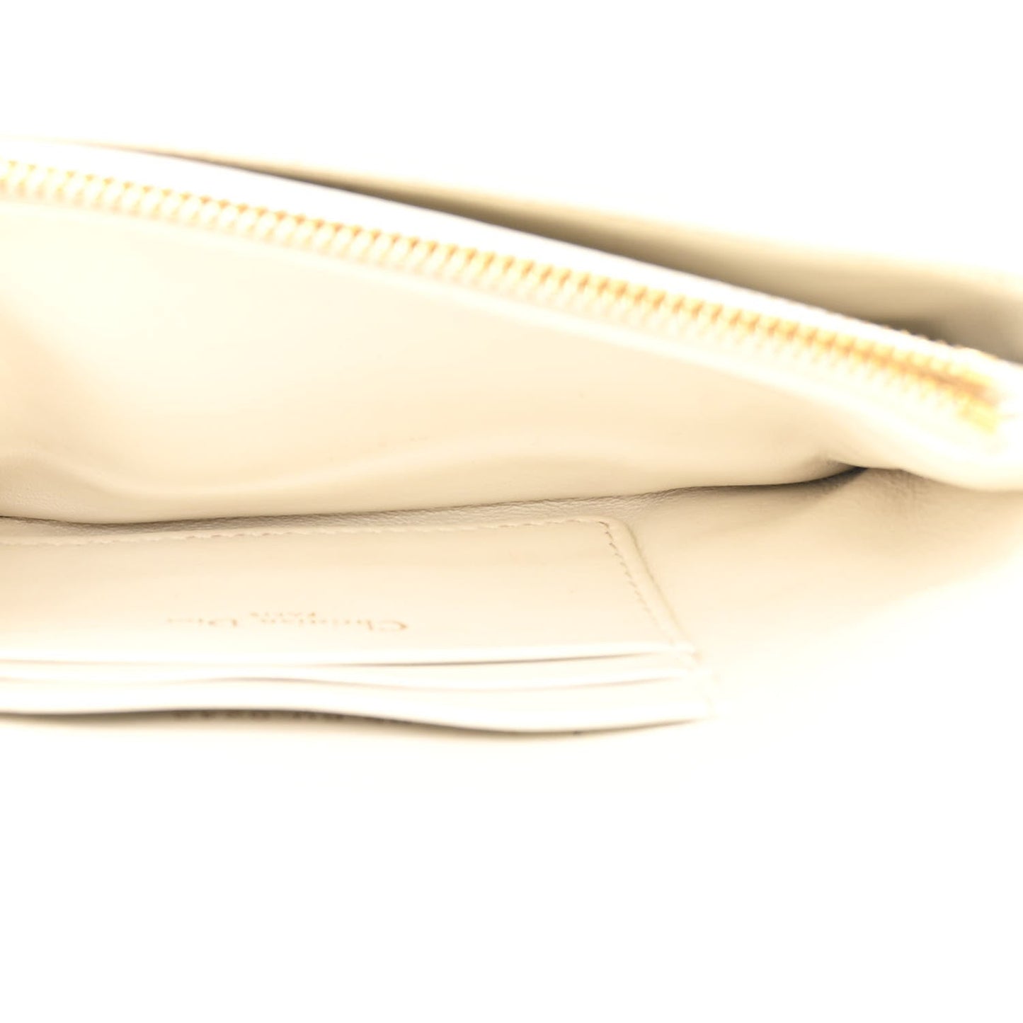 Calfskin Macrocannage Mini Caro Bag White