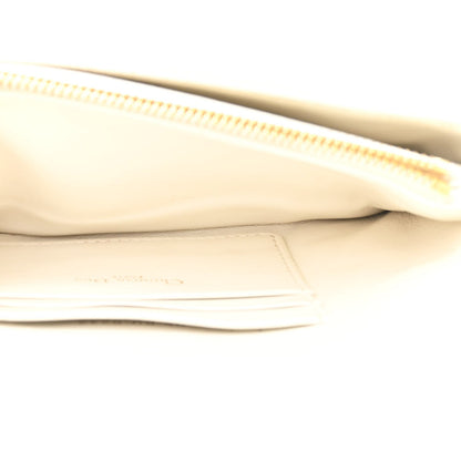 Calfskin Macrocannage Mini Caro Bag White