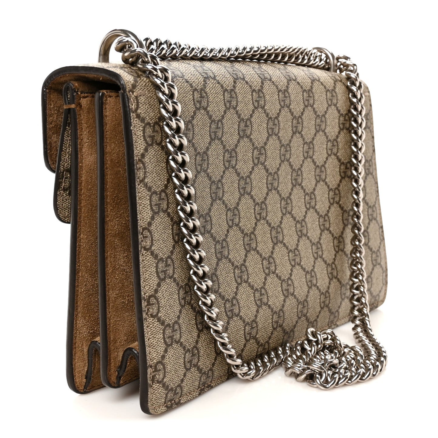 GG Supreme Monogram Small Dionysus Shoulder Bag Taupe