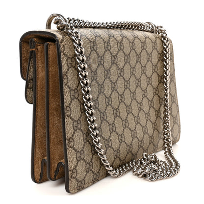 GG Supreme Monogram Small Dionysus Shoulder Bag Taupe