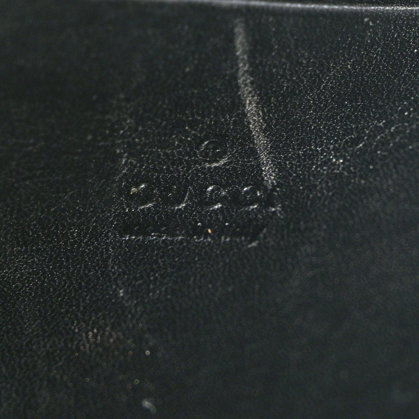 Calfskin Matelasse GG Marmont Chain Wallet Black