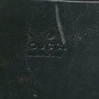 Calfskin Matelasse GG Marmont Chain Wallet Black