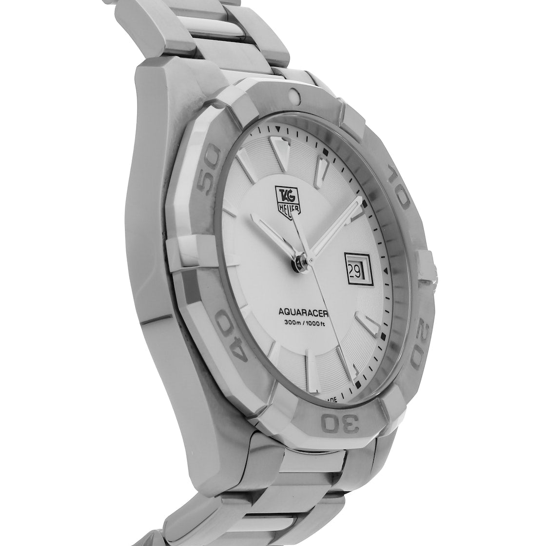 Tag Heuer Aquaracer White Dial Watch for Men - WAY1111.BA0928