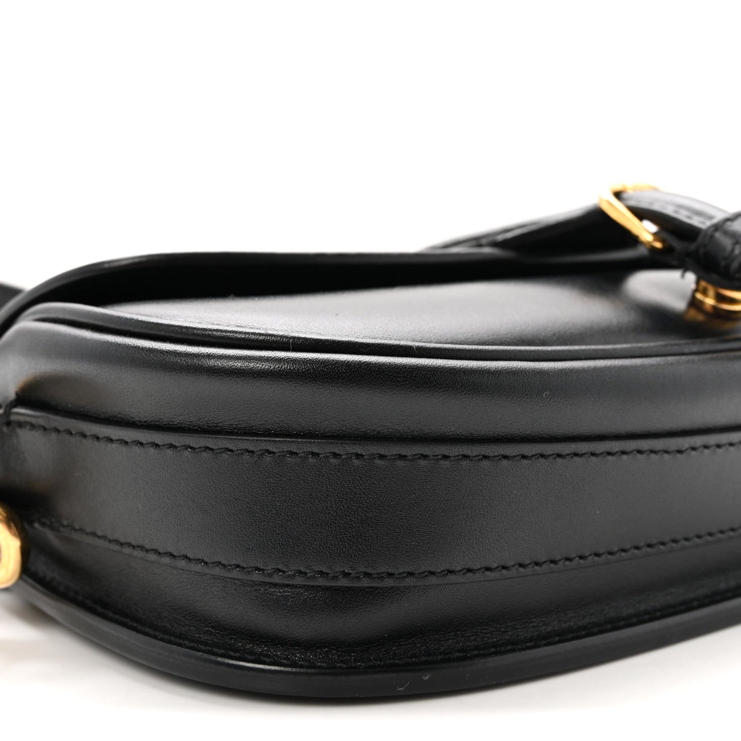 Box Calfskin East West Bobby Bag Black