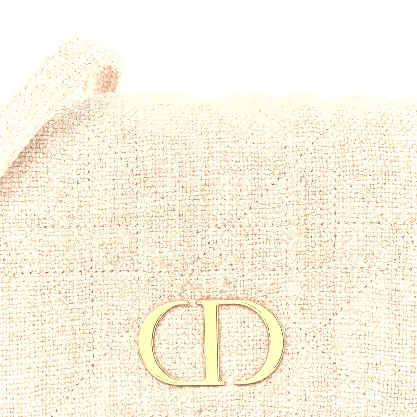 Linen Macrocannage Mini Caro Bag Rose