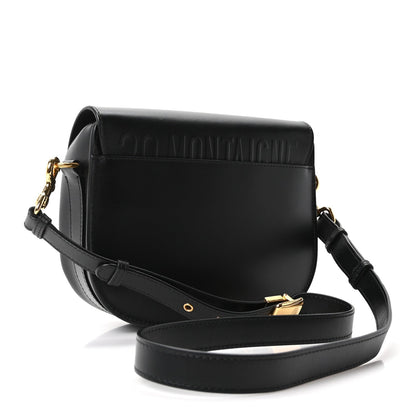 Box Calfskin Medium Bobby Flap Black