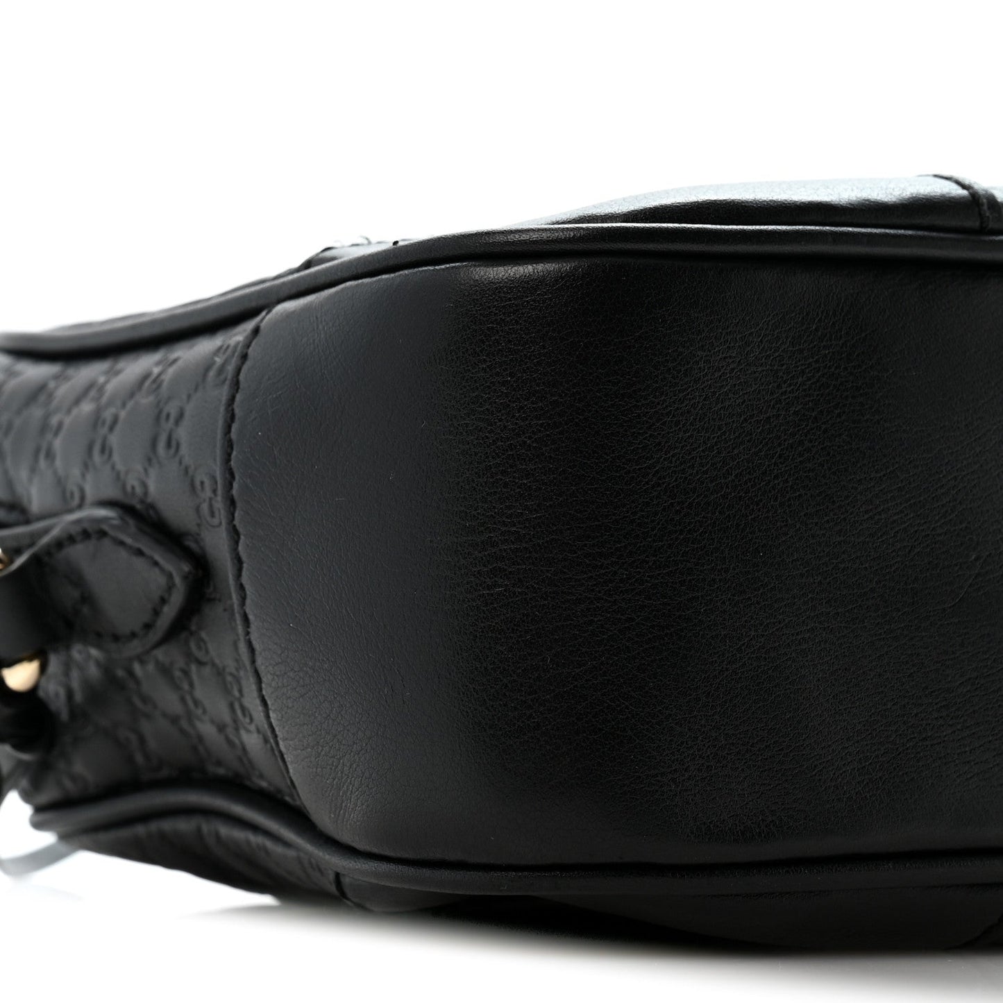 Microguccissima Mini Bree Messenger Bag Black