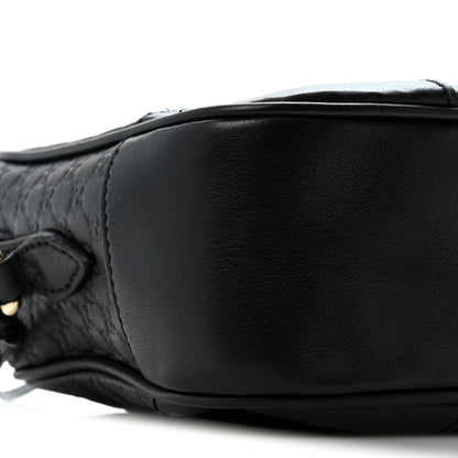 Microguccissima Mini Bree Messenger Bag Black