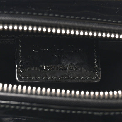 Patent Cannage Medium Lady Dior Black