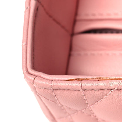 Lambskin Cannage Medium Lady Dior Light Pink