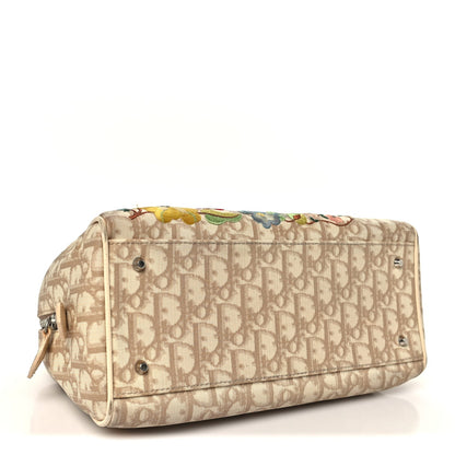 Monogram Vintage Flowers Boston Beige