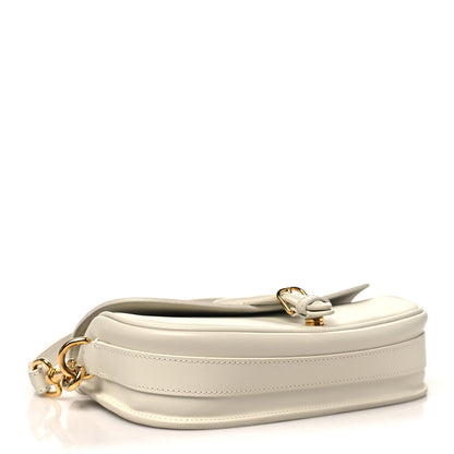 Box Calfskin East West Bobby Bag Latte