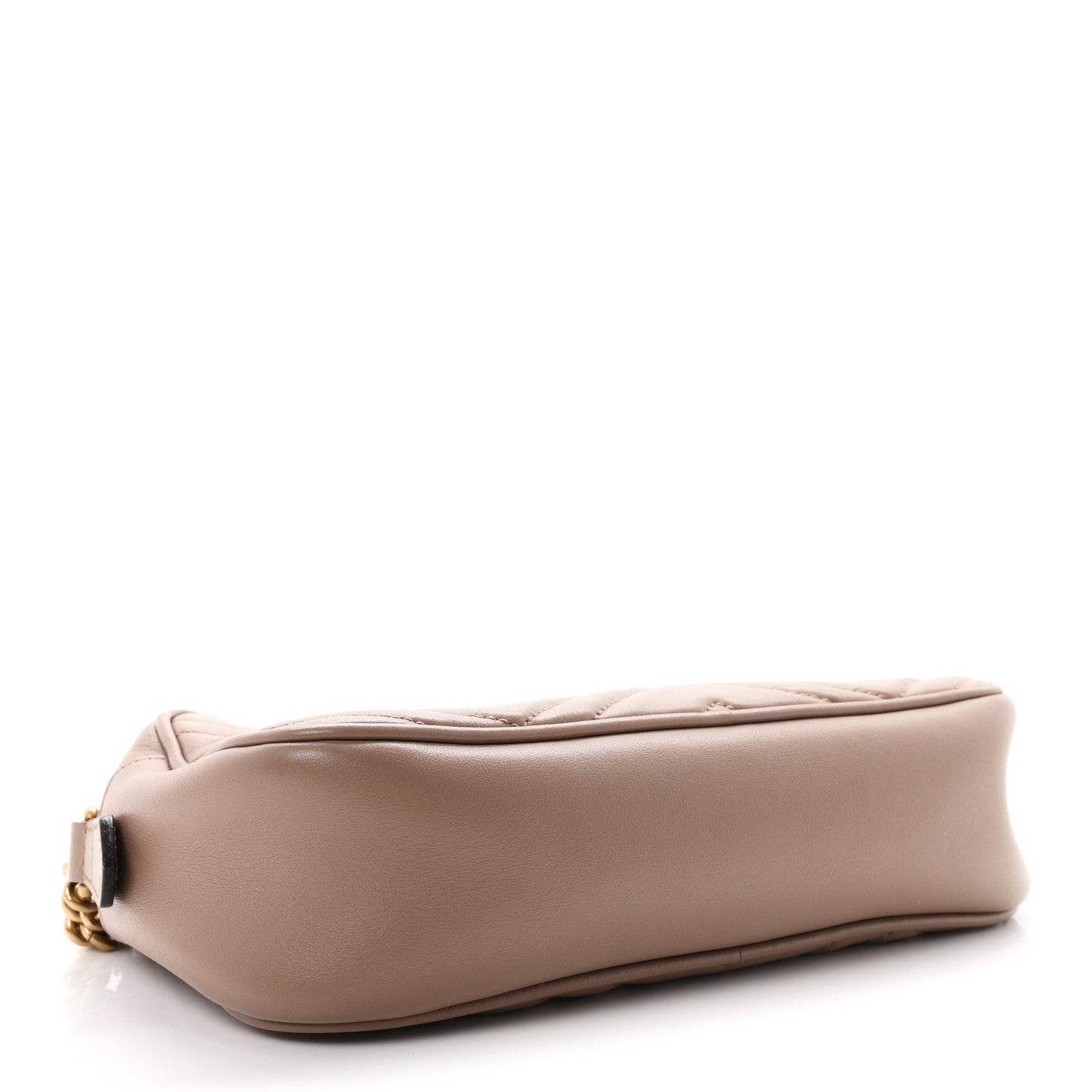 Calfskin Matelasse Small GG Marmont Chain Shoulder Bag Porcelain Rose