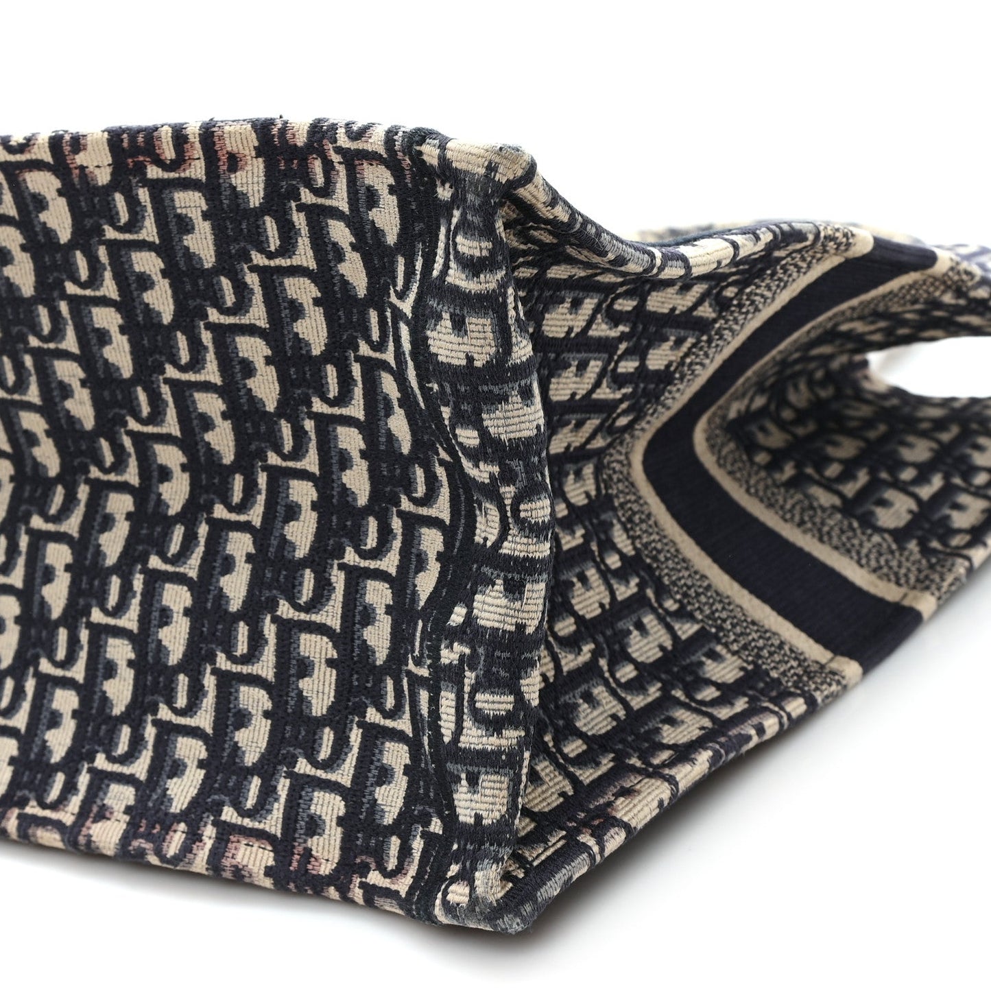 Oblique Large Book Tote Blue Multicolor