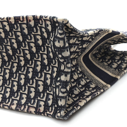 Oblique Large Book Tote Blue Multicolor