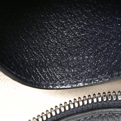 GG Supreme Monogram Textured Dollar Calfskin Web Small Ophidia Camera Bag Beige Blue