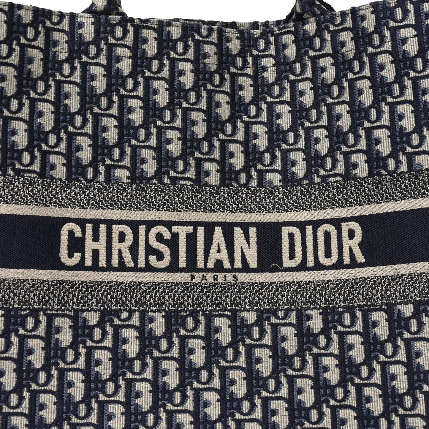 Oblique Large Book Tote Blue Multicolor