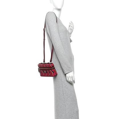 GG Supreme Monogram Canvas Lunar New Year Shoulder Bag  Red Pink Multicolor