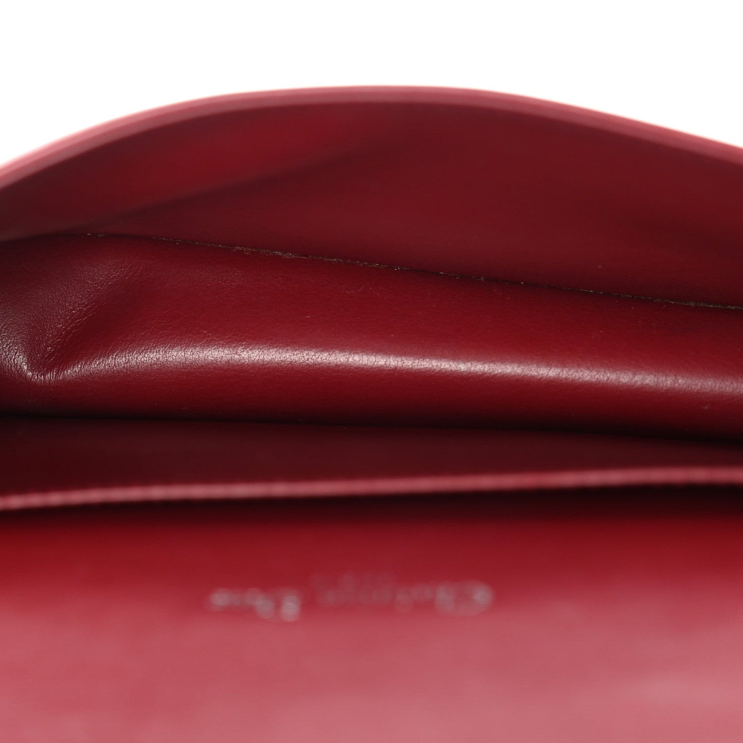 Patent Cannage Lady Dior Clutch Red Red