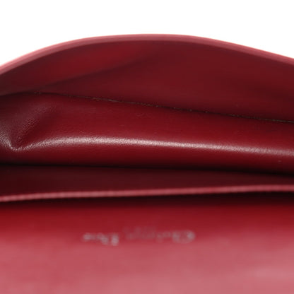 Patent Cannage Lady Dior Clutch Red Red