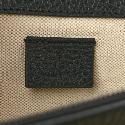 Pebbled Calfskin Small Dionysus Shoulder Bag Black