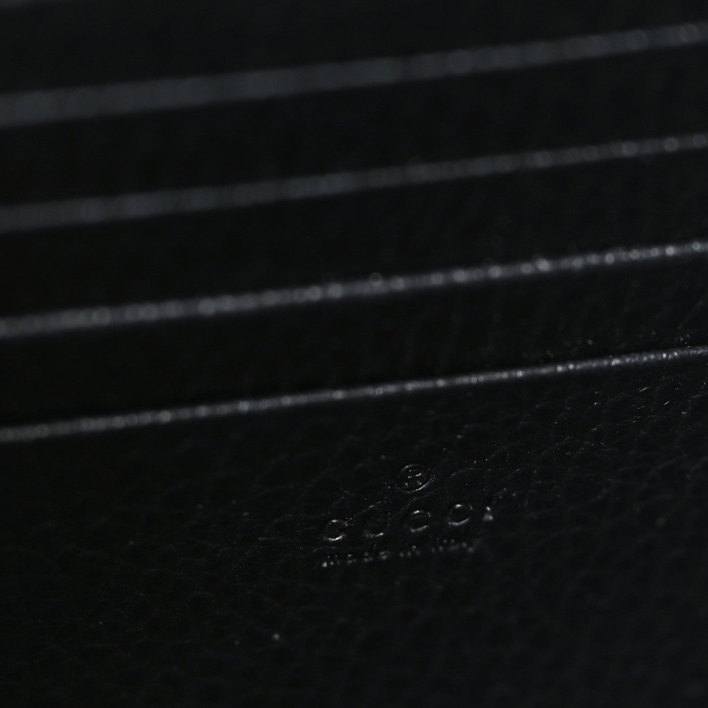 Calfskin Mini Dionysus Chain Wallet Black