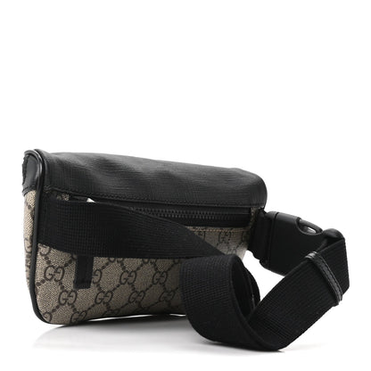 GG Supreme Monogram Belt Bag Black