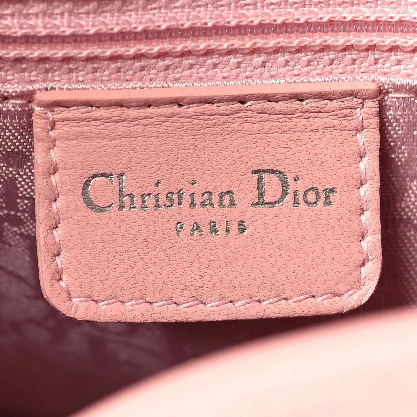 Lambskin Cannage Medium Lady Dior Light Pink