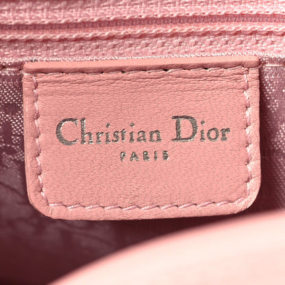 Lambskin Cannage Medium Lady Dior Light Pink