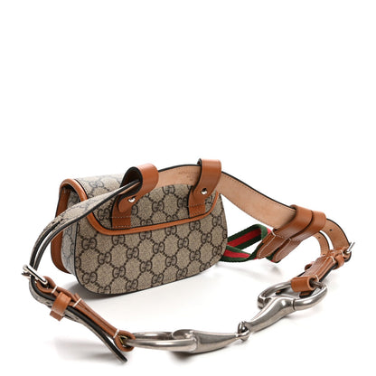 GG Supreme Monogram Web Bamboo Mini 1947 Belt Bag 80 32 Beige