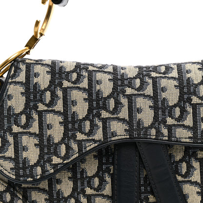 Oblique Mini Saddle Bag Blue
