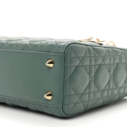 Lambskin Cannage Small My ABCDior Lady Dior Army Green