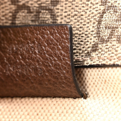 GG Supreme Monogram Neo Vintage Web Belt Bag Brown