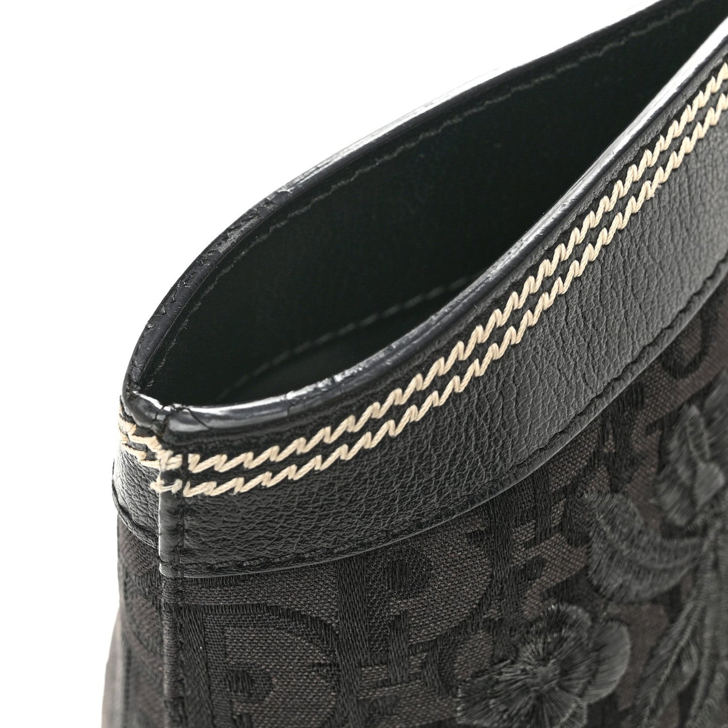 Monogram Vintage Flowers Dome Bag Black