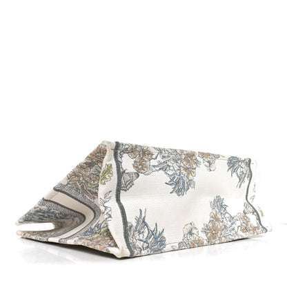 Canvas Embroidered Large Rêve d'Infini Book Tote Multicolor