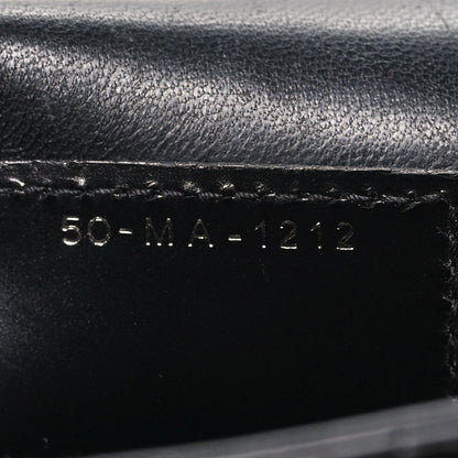 Calfskin Macrocannage Medium Caro Bag Black