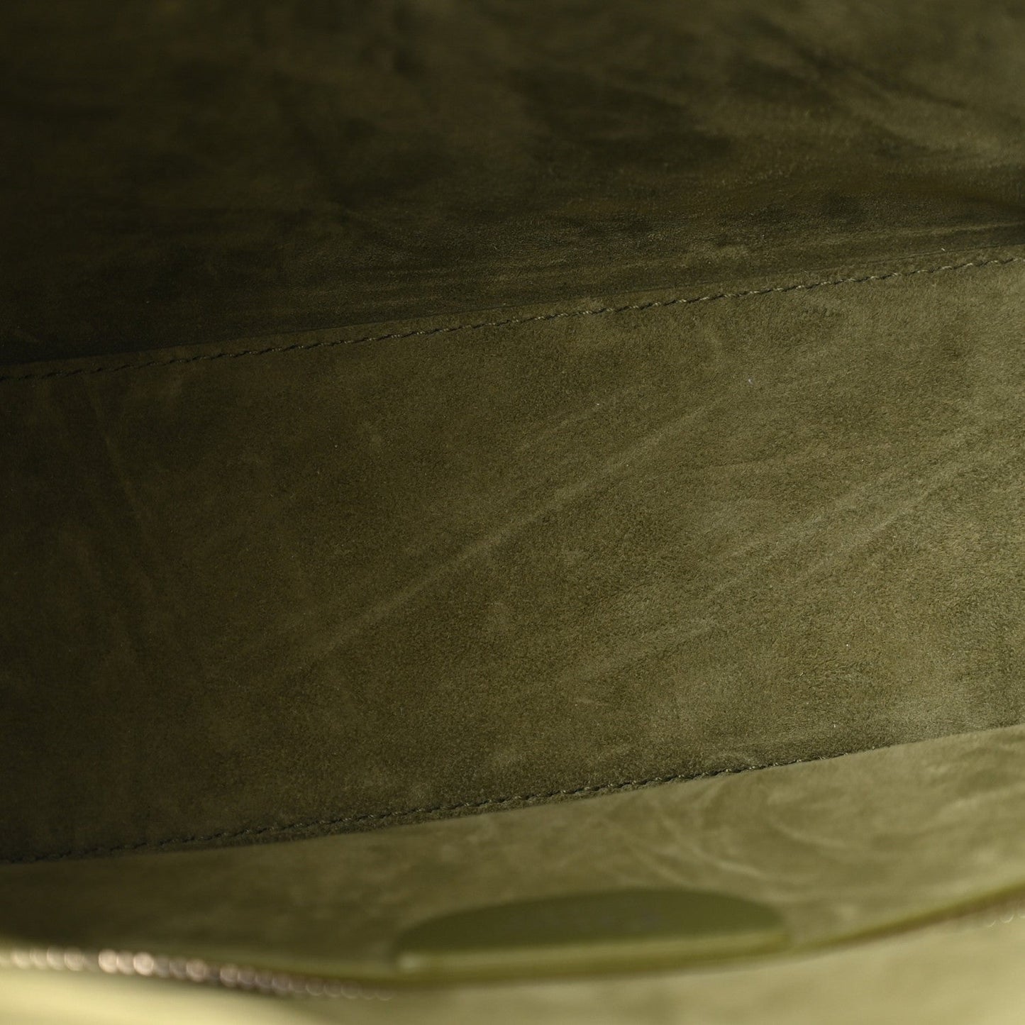 Suede Cannage Toujours Hobo Army Green