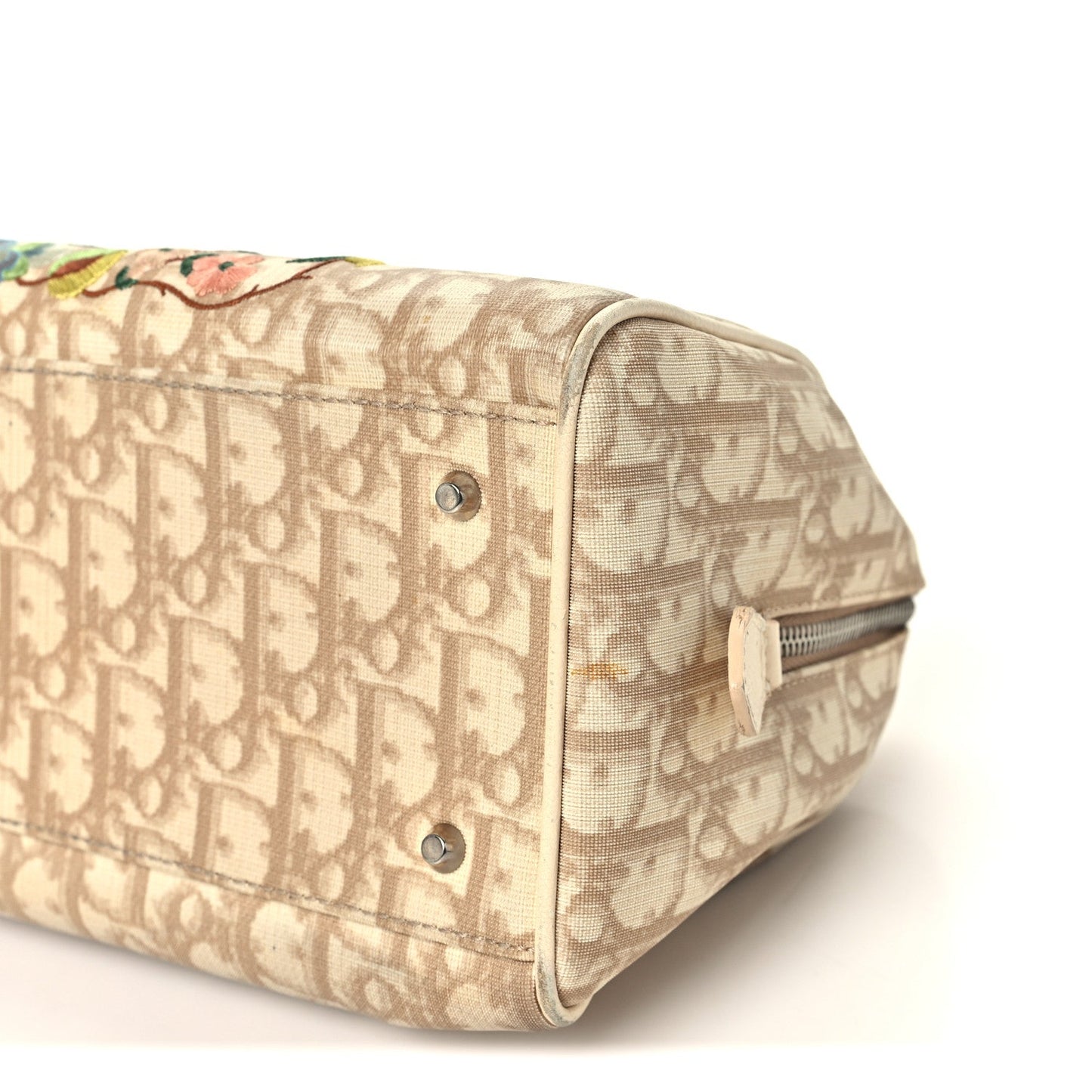 Monogram Vintage Flowers Boston Beige