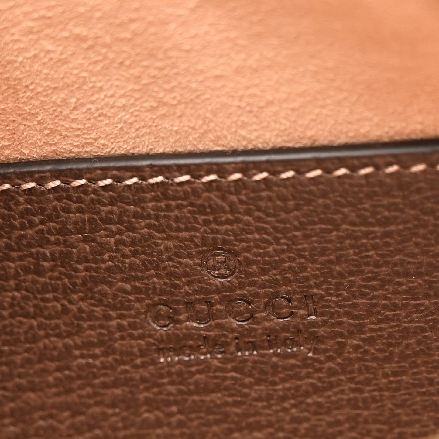 GG Supreme Monogram Web Mini Ophidia Shoulder Bag Brown