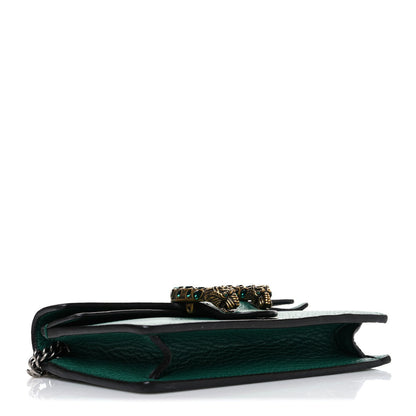 Calfskin Super Mini Dionysus Shoulder Bag Emerald