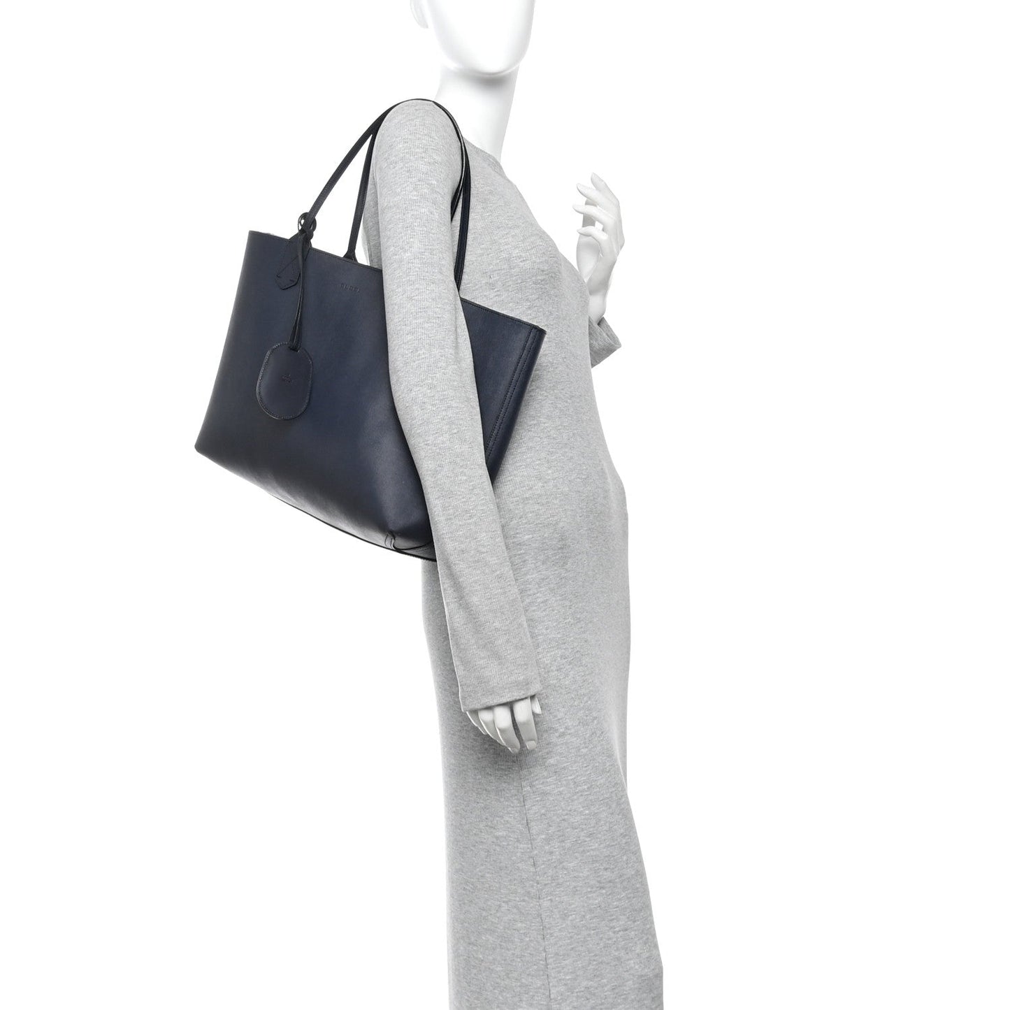 GG Supreme Monogram Blooms Medium Reversible Tote Beige Blue Navy