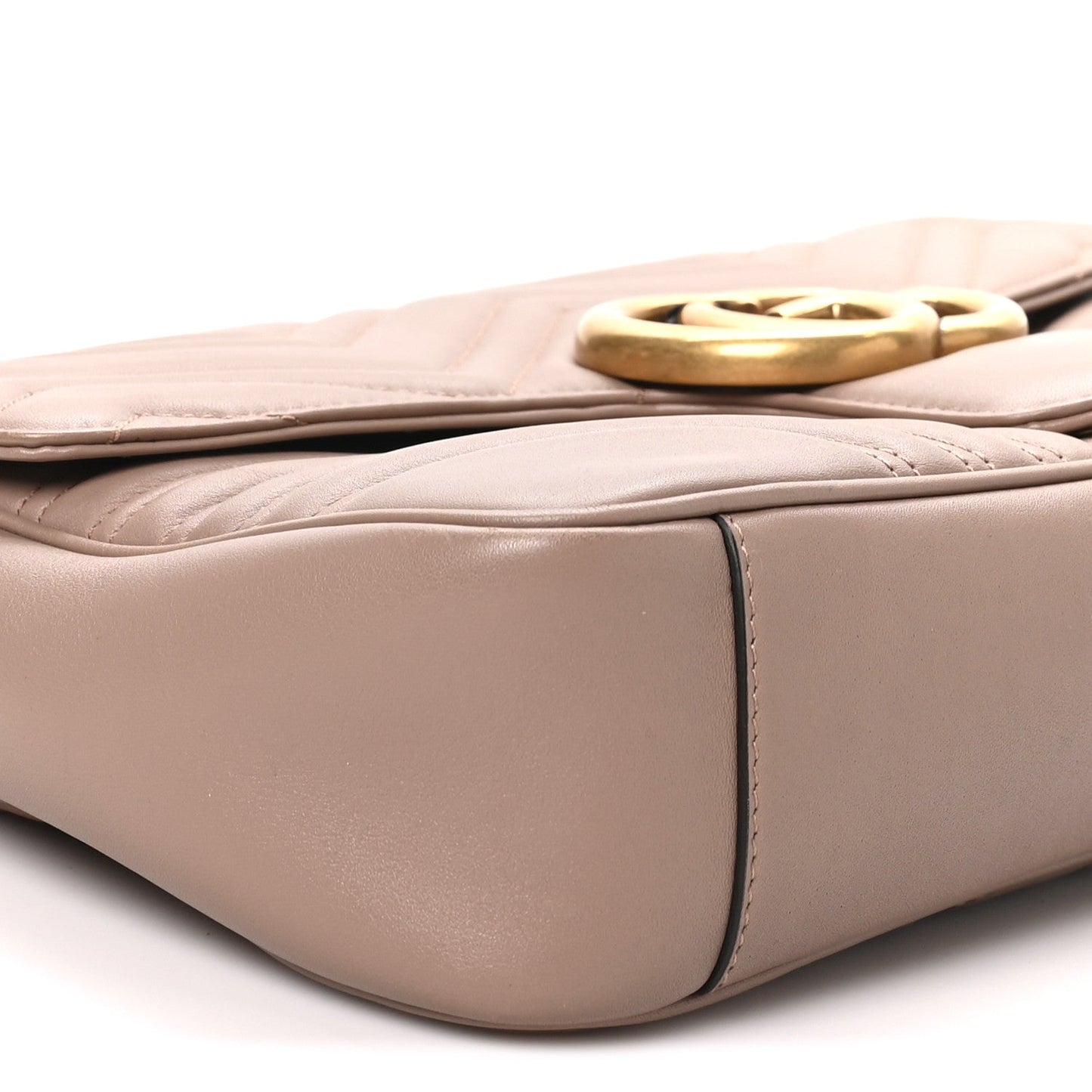 Calfskin Matelasse Medium GG Marmont Shoulder Bag Porcelain Rose