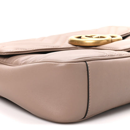 Calfskin Matelasse Medium GG Marmont Shoulder Bag Porcelain Rose