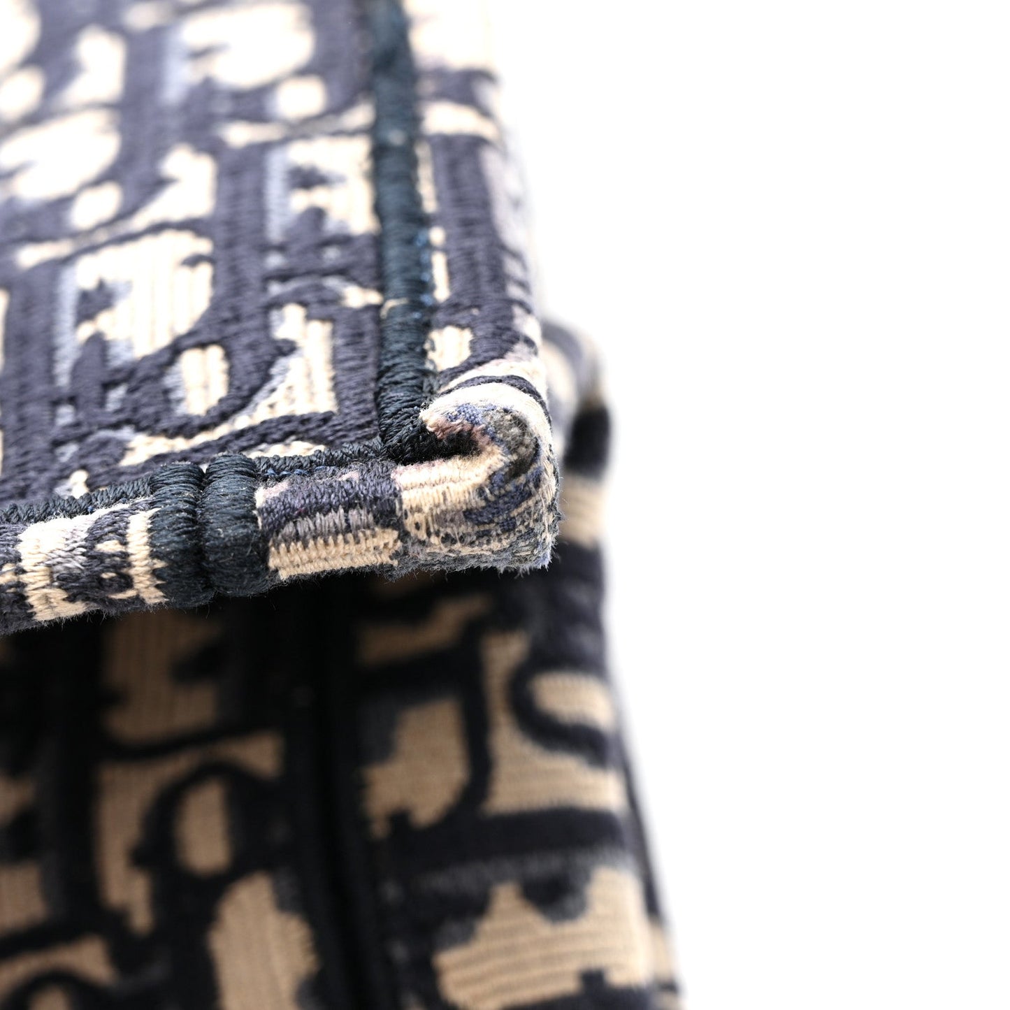 Oblique Large Book Tote Blue Multicolor
