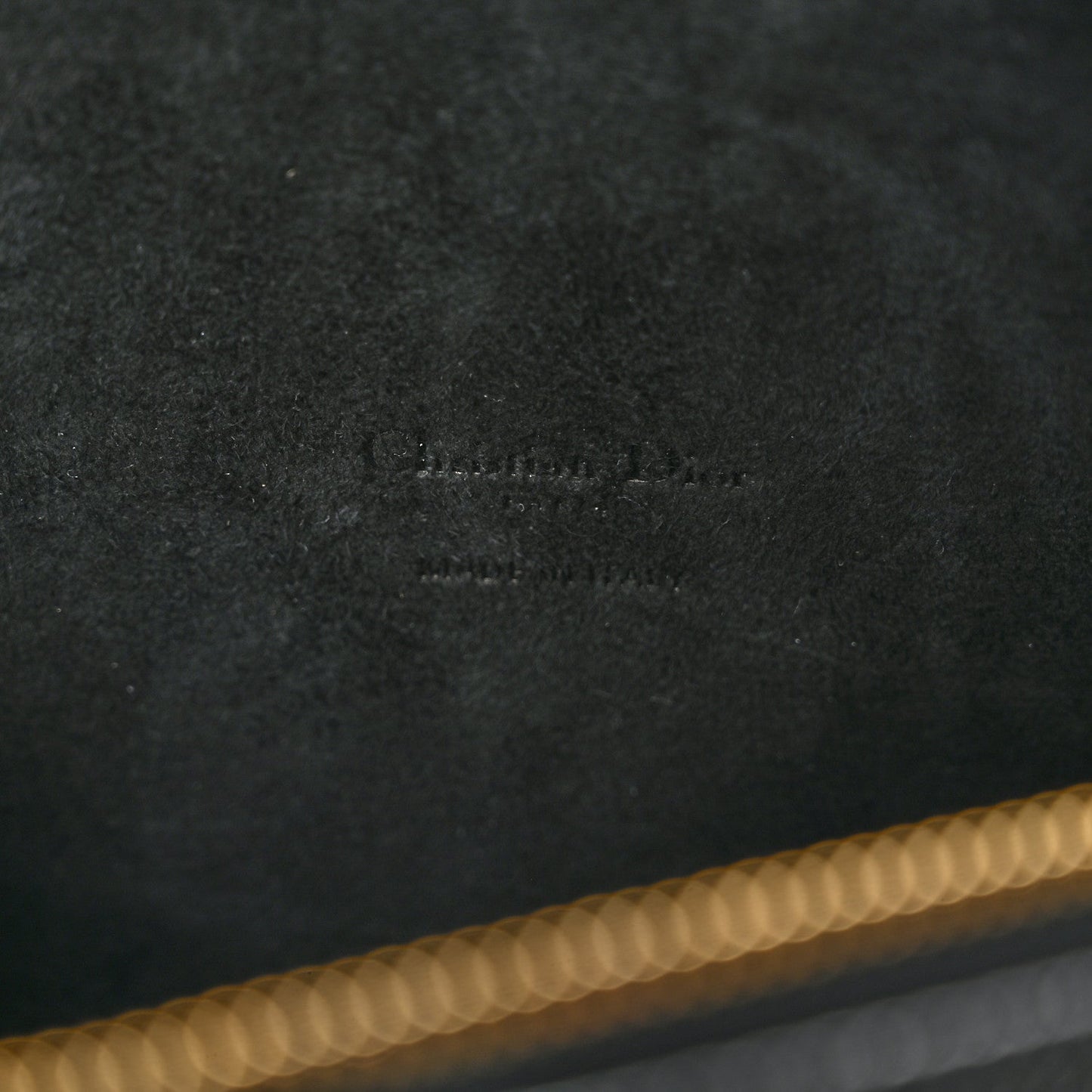 Grained Calfskin Caro Double Pouch Black