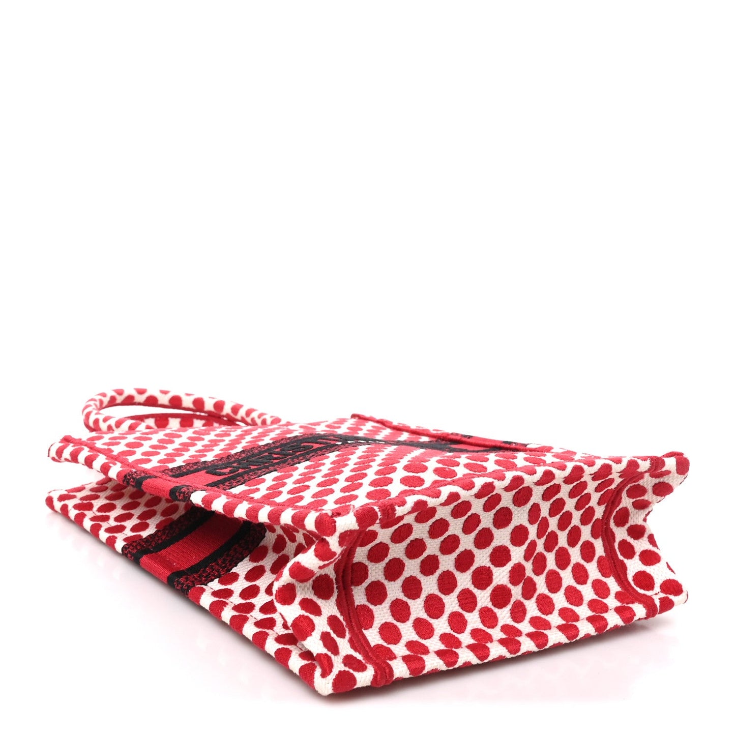 Canvas DiorAmour Dots Vertical Book Tote Red